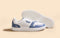 Retro Slick Sneakers : Blue and White