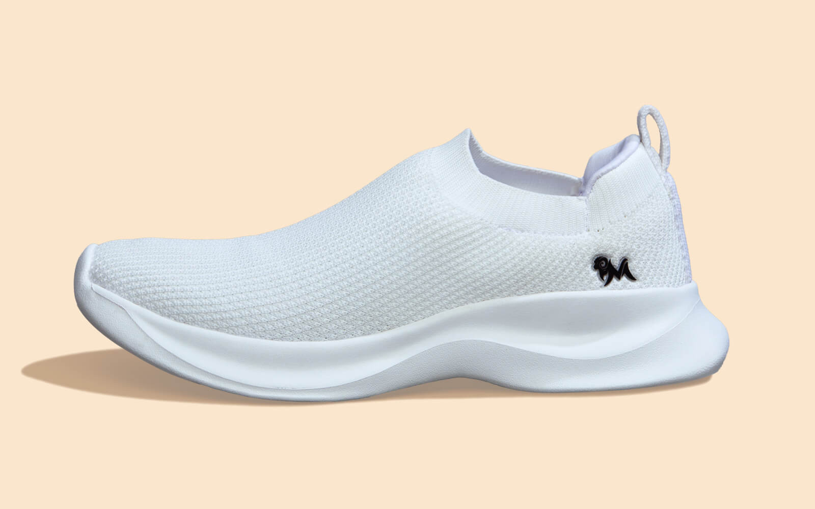 Cloud Flex Slip Ons : White