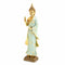 Buddha Standing Polyresin Showpiece (Mint & Gold)