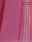 Banarasi mushru silk saree pink with allover stripes pattern & zari weaves and satin border