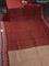 Banarasi mushru silk saree maroon with allover zari weaves and zari woven border