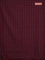 Arani semi silk saree deep maroon with allover zari weaves in borderless style