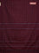 Arani semi silk saree deep maroon with allover zari weaves in borderless style