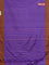 Arani semi silk saree violet and dark mustard with allover zari weaves and zari woven border