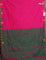 Arani semi silk saree pink with thread woven buttas and thread woven butta border