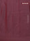 Arani semi silk saree maroon with zari woven buttas in borderless style