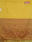 Arani semi silk saree yellow with zari woven buttas in borderless style