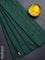 Arani semi silk saree green with thread & copper zari weaves in borderless style