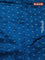 Chiniya silk saree cs blue with allover bandhani prints