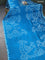 Chiniya silk saree cs blue with allover bandhani prints