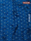Chiniya silk saree cs blue with allover bandhani prints