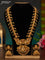 Antique haaram peacock design with kemp stones and golden beads hanging