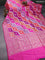 Banarasi uppada silk saree multi colour with allover silver & gold zari weaves and zari woven border
