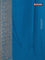 Banarasi crepe saree cs blue with allover thread & zari woven brocade weaves and woven border