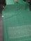 Banarasi semi katan silk saree green with allover zari woven brocade weaves and zari woven border