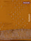 Chiniya silk saree dark mustard with plain body and woven border
