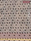 Chanderi bagru saree beige black and maroon with allover prints and small zari woven border