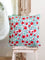 Fruits of Paradise Block Printed Cotton Cushion Cover - 16 Inch
