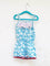 Blue Star Organic Cotton Block Printed Jumpsuit with Pompoms