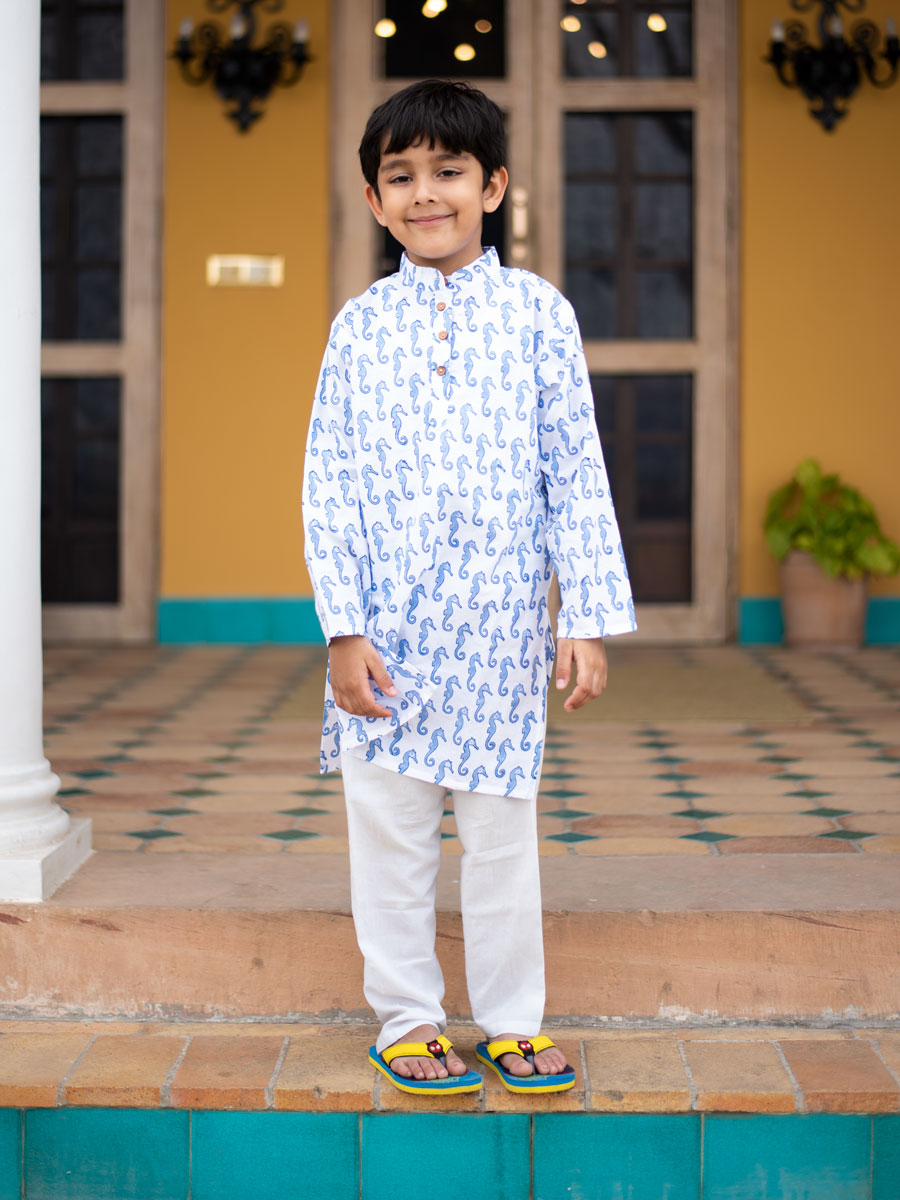 Seahorse Organic Cotton Long Kurta