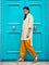 Set of 2 - Wildflower Cotton Kurta & Lantern Pant