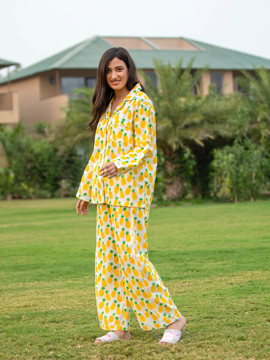 Ananaas Soft Cotton Pyjama Set