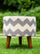 Grey Matter Solid Wood Ottoman