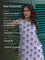 Kavya Block Printed Sleeveless Cotton Dress/Kurta