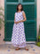 Kavya Block Printed Sleeveless Cotton Dress/Kurta