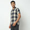 Camp Collar Half Sleeve Checkered Mood Shirt