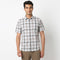 Country Slub Checkered Half Sleeve Shirt