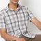 Country Slub Checkered Half Sleeve Shirt