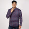 Cotton Checkered Country Slub Shirt