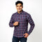 Cotton Checkered Country Slub Shirt