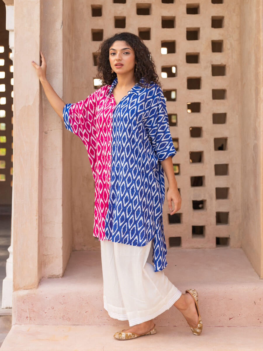 Set of 2 - Kiyana Oversized Shirt & Palazzo