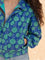 Sherpa Kantha Embroidered Block Printed Bomber Jacket