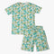 Boys Knitted Printed T-Shirt With Pyjama Sleepwear Set