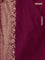 Banarasi silk saree wine shade with allover zari woven brocade weaves and zari woven border