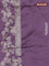 Banarasi semi katan saree lavender shade with zari woven buttas and zari woven border