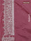 Banarasi semi katan saree pastel maroon with zari woven buttas and zari woven border