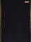 Bengal soft cotton saree black and maroon with plain body and zari woven border