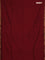 Bengal soft cotton saree maroon and blue with plain body and zari woven border