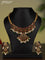 Antique attigai necklace with kemp stones and pearl & green beads hanging