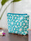 Blue Star Hand Block Print Cotton Travel Pouch