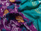 Pochampally silk saree purple and teal green with allover ikat weaves and rich zari woven border