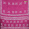 Batik cotton saree mauve pink with allover sequin work & batik butta prints and printed lace work border