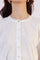 White Embroidered Pure Cotton Button Down Shirt