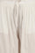 White Ankle Length Pure Cotton Gathered Pants