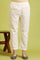 Light Blue Floral Printed Pure Cotton Flared Kurta and Pants Set