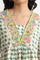 White Lotus Printed Pure Cotton Gathered Kurta and Pants Co-ord Set